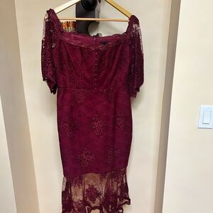 Burgundy Nicholas Dress size 8
